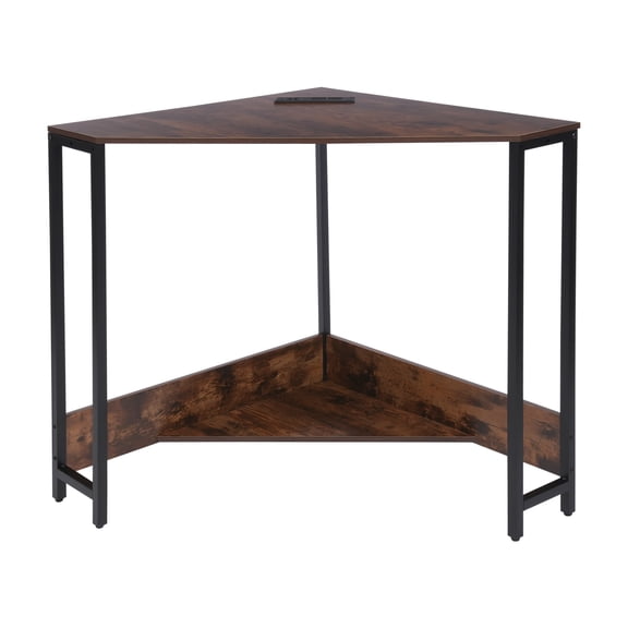 Dwellnix Corner Desk Small Desk Outlets Corner Computer Desk Table Small Space