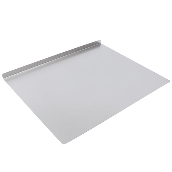 Dwellnix Durable Stainless Steel Cutting Board with L-Shaped Folded Edge, Non-Sliding Design for Easy Operation and Long-Lasting Use