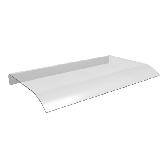 Dwellnix Durable Window Awning Canopy, UV Resistant, Curved Design for Rain & Snow Protection, Lightweight & Easy Installation for Residential & Commercial Use
