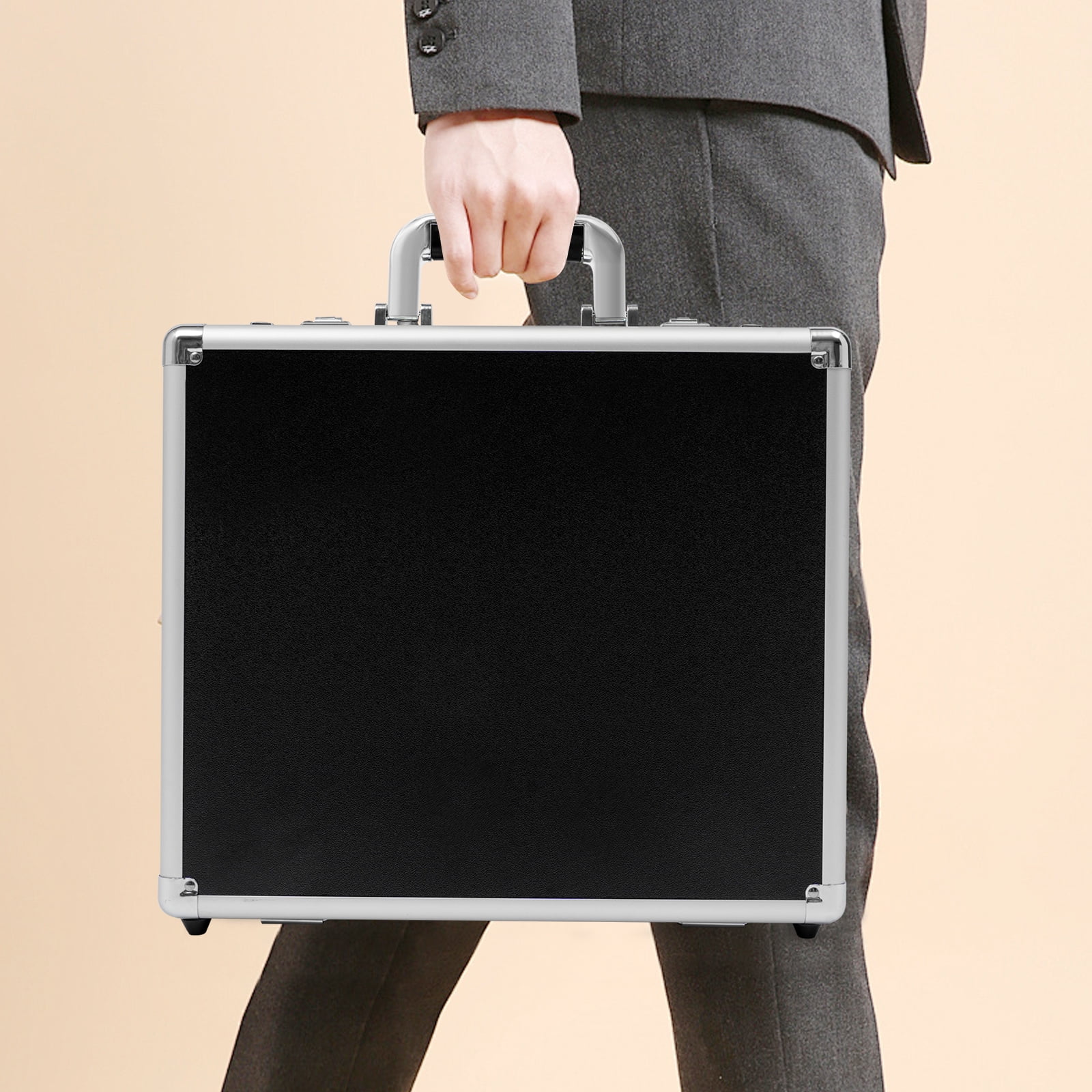 Dwellnix Executive Aluminium Hard Case Business Briefcase Attache Travel Case Work Bag