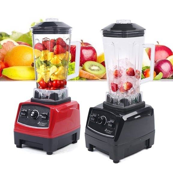 Dwellnix High-Speed Smoothie Blender, 2200W Commercial Countertop Blender, Adjustable Speed for Ice, Nuts, and Vegetables, Self-Cleaning Function, Perfect for Home and Business