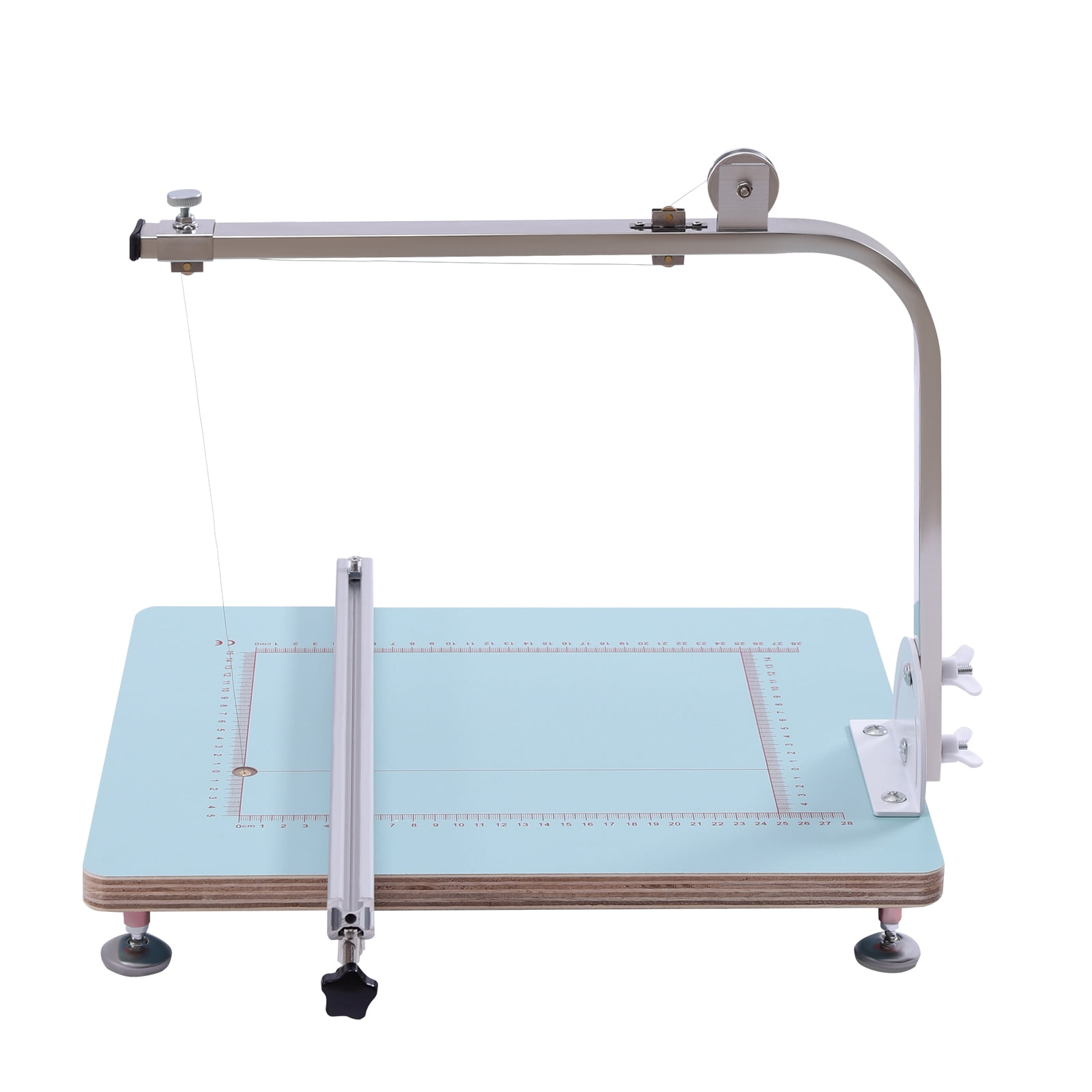Dwellnix High-efficiency foam cutting machine with stainless steel column, 0.01" precision wire, adjustable cutting angle, quick heating for accurate cuts, perfect for DIY projects