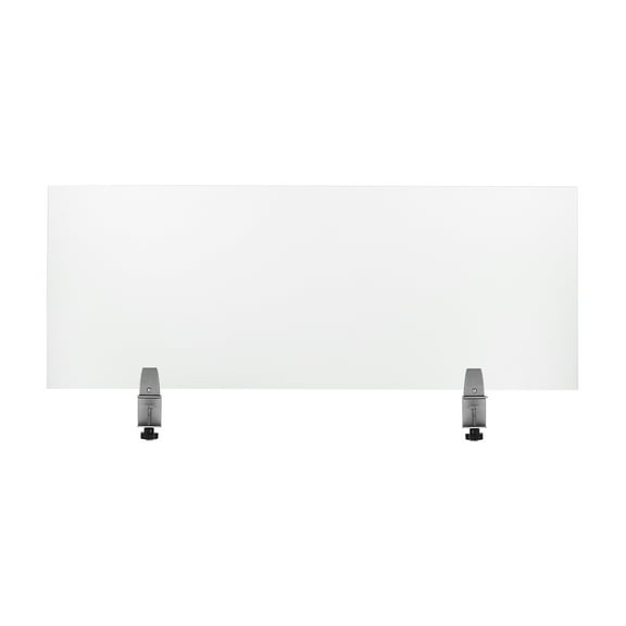 Dwellnix Indoor Office Partition Desk Divider Acrylic Desktop Privacy Panel W 2 Foam Pads