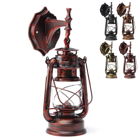 Dwellnix Industrial Wall Light, Clear Glass Shade Sconce With Warm Lighting & Easy Installation For Reading Nook, Basement Or Library