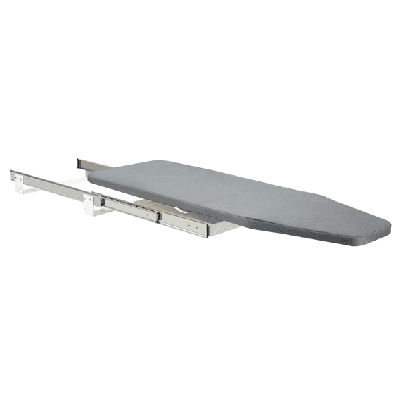 Dwellnix Ironing Board – Thickened Steel & Eco-Friendly 1.8cm Plate, Removable Cloth Cover, Silent Track for Smooth & Quiet Operation, Durable and Sturdy Design
