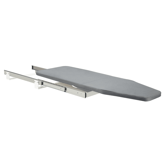 Dwellnix Ironing Board Thickened Steel & Eco-Friendly 1.8cm Plate, Removable Cloth Cover, Silent Track for Smooth & Quiet Operation, Durable and Sturdy Design
