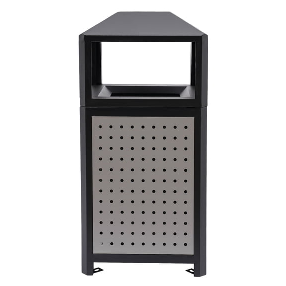 Dwellnix Large Kitchen Trash Can 15 Gallon Stainless Steel Garbage Canwith Lid