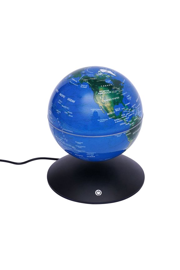 Magnetic Levitation Floating Globe Light LED World Map Rotating Night Lamp