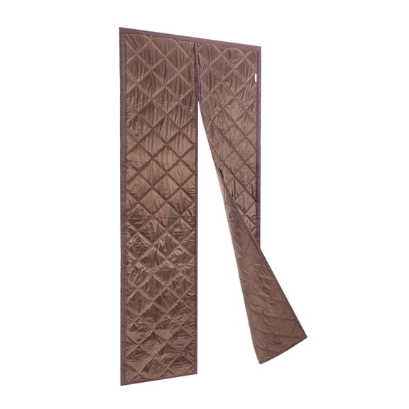 Dwellnix Magnetic Thermal Door Curtain, Waterproof PVC & Cotton, Weatherproof, Noise-Reducing, Energy-Saving Solution for Home, Office, and Patio Doors