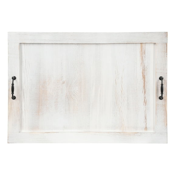 Dwellnix Noodle Board Stovetop Cover, Pine Wood Cooking Surface Protector, Multi-functional Kitchen Tray with Handles, Large Rectangular Food and Snack Serving Tray