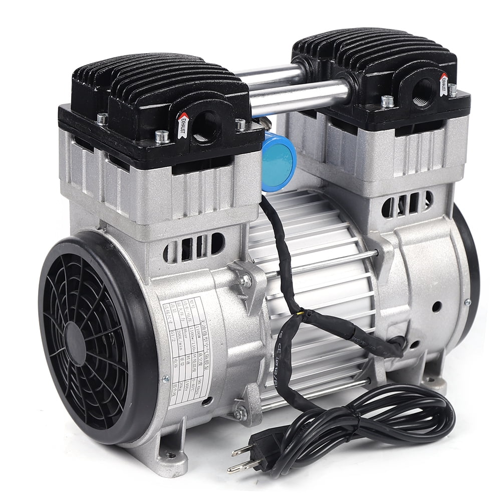 Dwellnix Oil-Less Vacuum Pump with Silencer 7CFM 110V Aluminum Alloy Body for&nbsp;&nbsp;Dental Laboratory Blister Packaging and&nbsp;&nbsp;&nbsp;Lamination Equipment