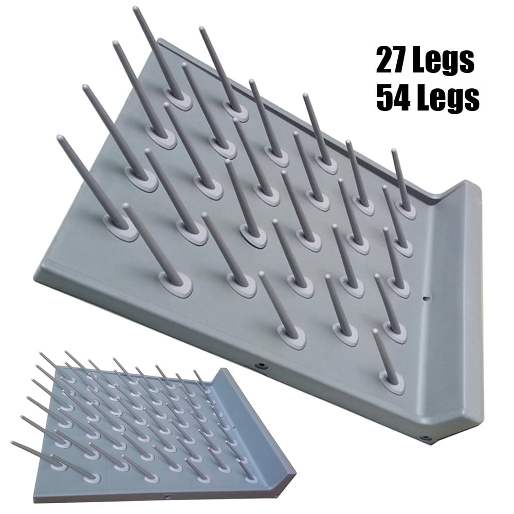 Dwellnix PP Laboratory Drying Rack with 27 Pegs, Drainpipe Connection ...
