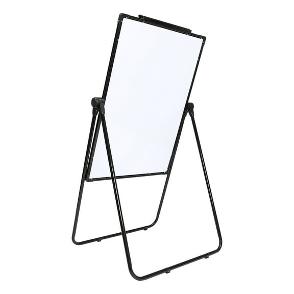 Dwellnix Portable Whiteboard with Adjustable Height, 360° Rotation, Double-Sided Writing Surface, Anti-Slip Base for Stable and Smooth Writing