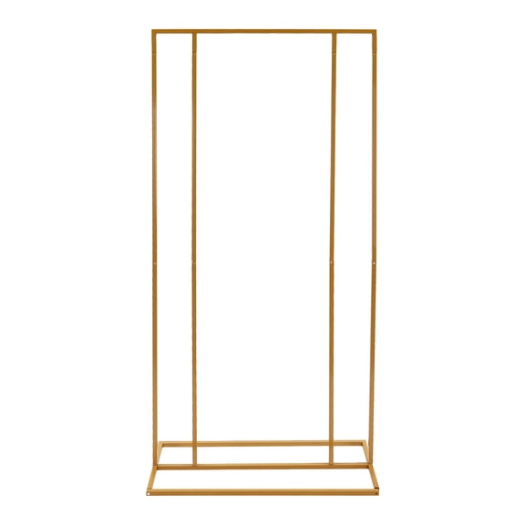 Dwellnix Rectangular Frame Balloon Wedding Backdrop Stand Garden Floral BalloonDecoration