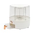 thumbnail image 1 of Dwellnix Rice Dispenser Rotating Dry Food Dispenser Grain Storage Container 6 Compartment, 1 of 7