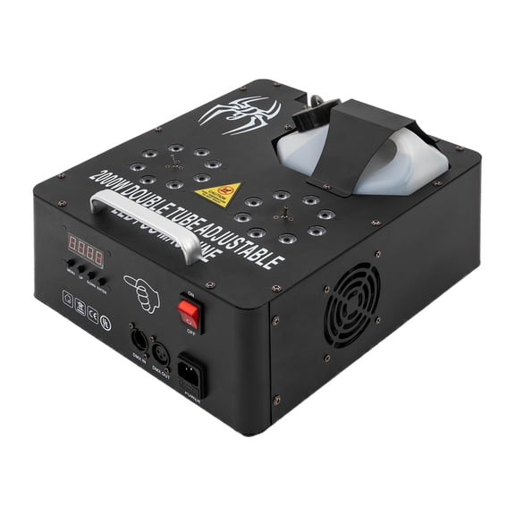 Dwellnix Stage Machine 16 RGB LED Fog Smoke Machine DMX DJ Smoke Effect 2000W Remote