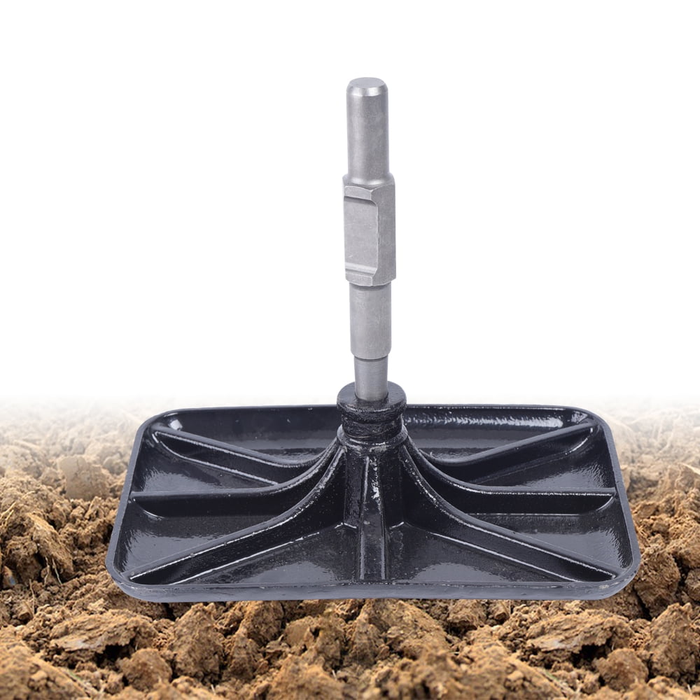 Dwellnix Steel Jack Hammer Soil Compactors Tamper Rammer Plate Snoring Plank Manganese
