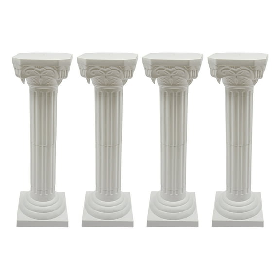 Dwellnix Sturdy Wedding Roman Column Sculpture with Adjustable Height, 110.23 lbs Capacity, Easy to Carry and Store, Perfect for Special Occasions