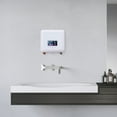 thumbnail image 1 of Dwellnix Tankless Water Heater 5500W, Instant Heating, Adjustable Power 5 Levels, Remote & Touch Control, Ideal for Bathroom, Kitchen & Low-Pressure Areas, 1 of 11