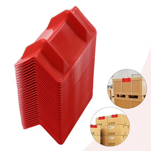 Dwellnix Tiedown Corner Protectors With Weather Resistant PP Material Strap Guard Set For Cargo Boxes & Heavy Pallet Loads
