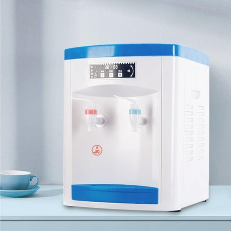 Dwellnix Top Loading Water Cooler Dispenser, Desktop Electric Hot and Cold Dispenser,3 Temperature Settings Boiling Water, Normal Water,Ice for 1 to 5 Gallon Bottles