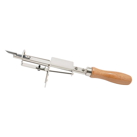 Dwellnix Tufting Tool Manual Tufting Carpet Tool Stainless Steel Wood Adjustable Silver