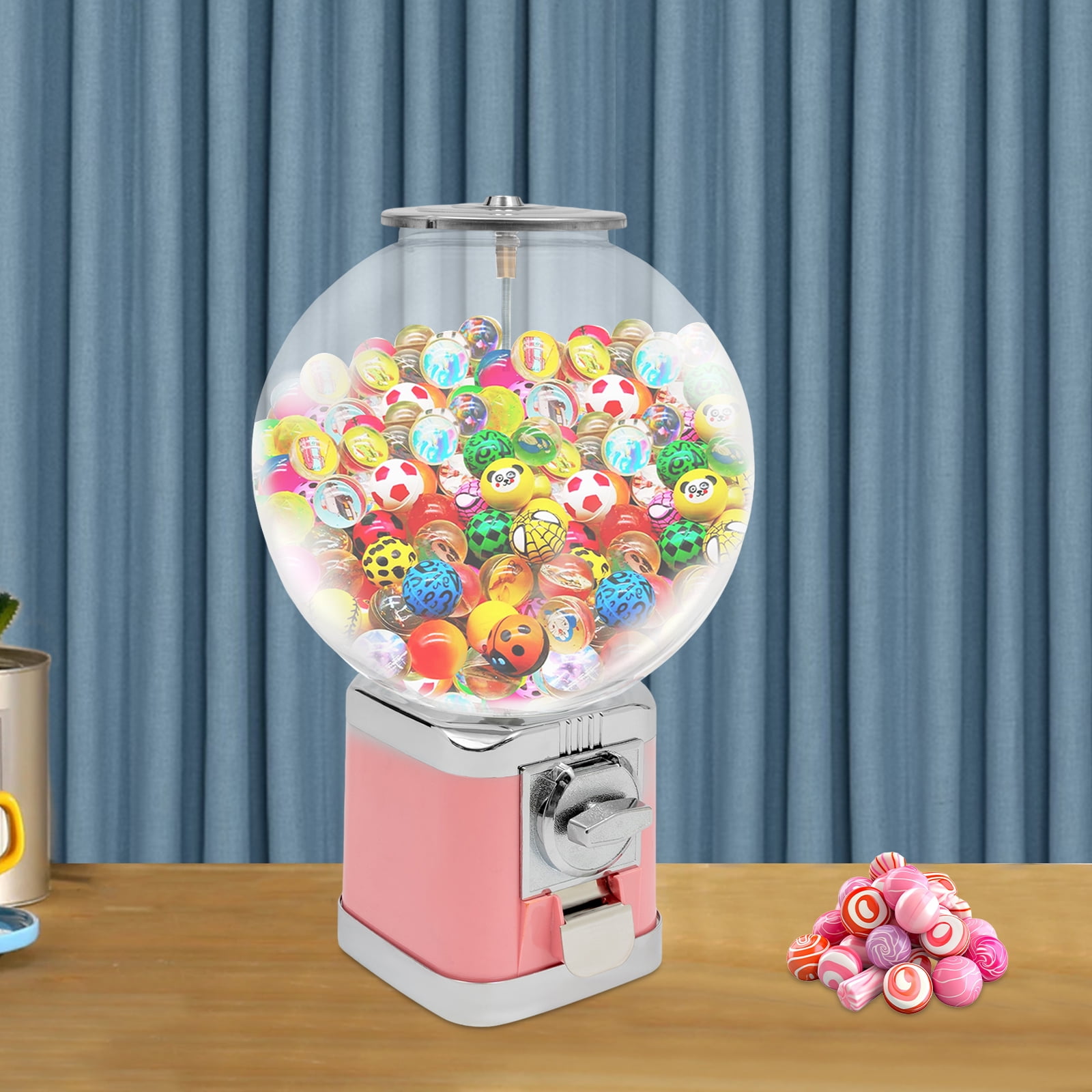 Dwellnix Twister Ball Dispenser Durable ABS PC Zinc Alloy Construction Capsule Toy Dispenser for Retail Stores & Parks