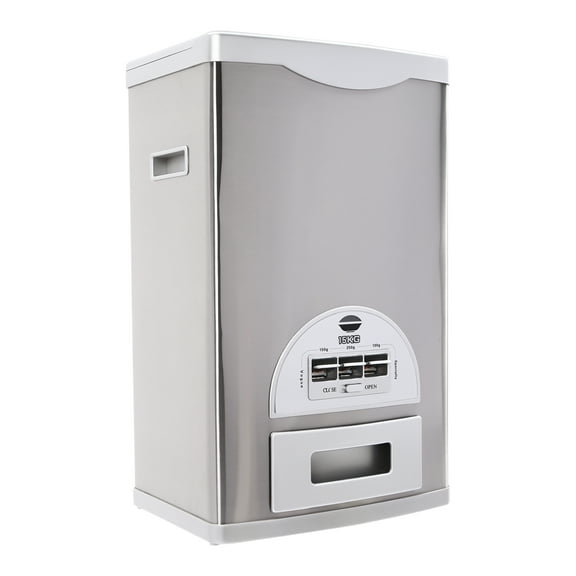 Dwellnix US Rice Dispenser 15kg 33lbs Capacity Large Storage Container Food Storage Tank