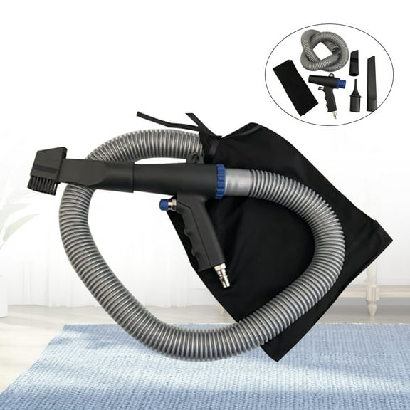 Dwellnix Vacuum Cleaner Tool Strong Suction Pneumatic Air Blow Gun Dust Collector 6KPA