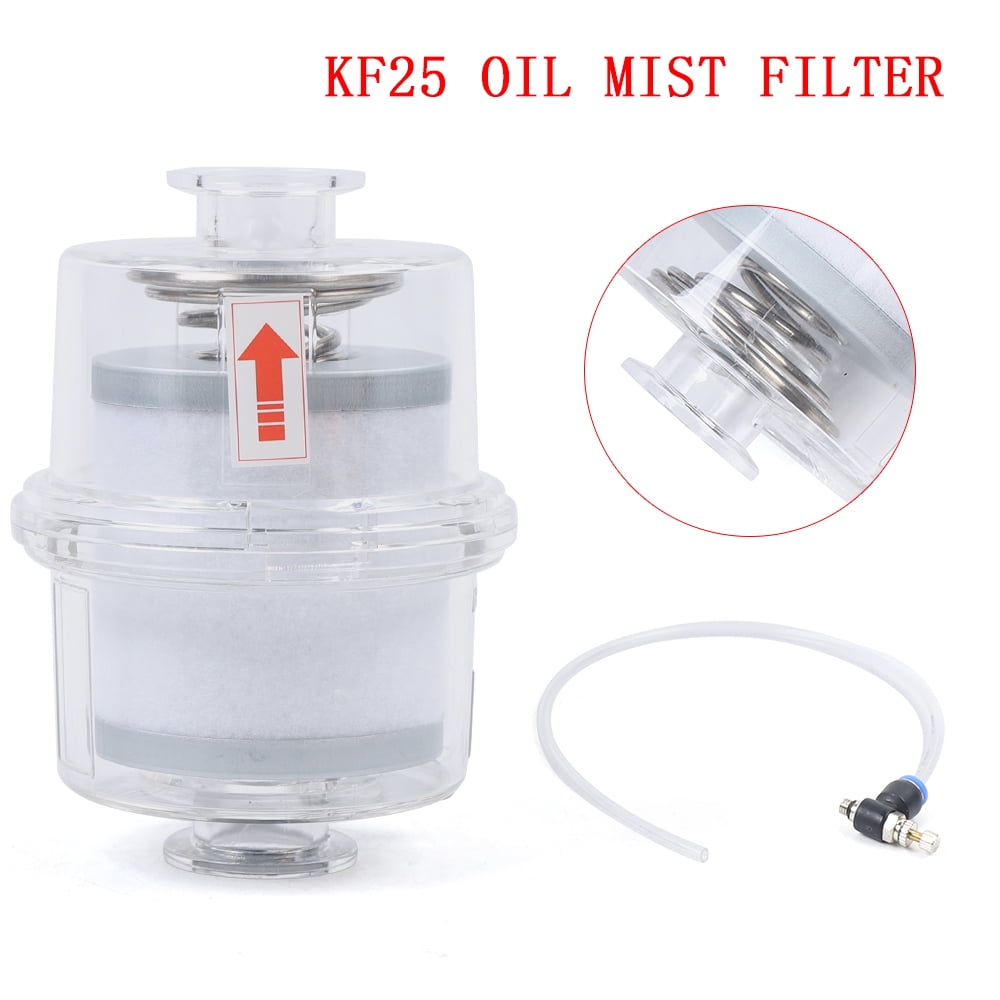 Dwellnix Vacuum Pump Fume Separator Exhaust Filter Oil Mist Filter KF25 Interface NEW