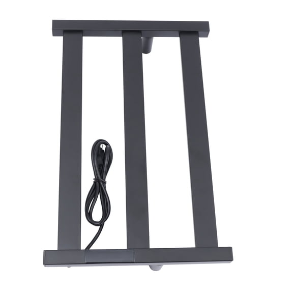 Dwellnix Wall-Mounted Heated Towel Rack, Stainless Steel, 30kg Capacity, Carbon Fiber Heating, Adjustable Temperature 45-70, Perfect for Bathroom & Wet Weather Use