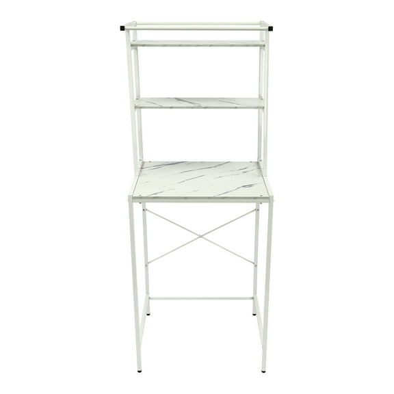 Dwellnix Washer Dryer Storage Shelf Bathroom Space Saving Organizer Rack Standing Rack