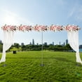 thumbnail image 1 of Dwellnix Wedding Backdrop Stand, Steel Frame, Stretchable 1.53m to 36m, DIY Decoration for Weddings, Photos, Plants, High Load Capacity, Easy Installation, 1 of 6