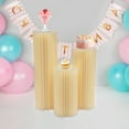 thumbnail image 1 of Dwellnix Wedding Flower Stand Party Decoration Dessert Table Cylinder Display Rack 3pcs, 1 of 7