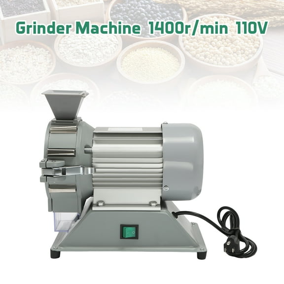 Dwellnix Wheat Crusher Micro Plant Grinding Grain Mill Plant Machine Soil Pulverizer US