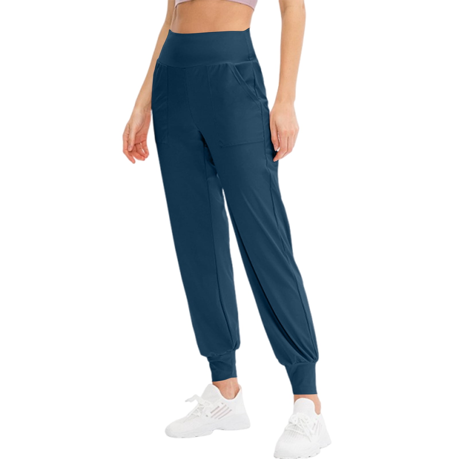Dweltoz Women's Jogger Track Cuff Sweatpants High Waisted Soft ...