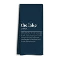 Dwept Lake Accessories Kitchen Towels, Lake House Gifts, Navy Blue