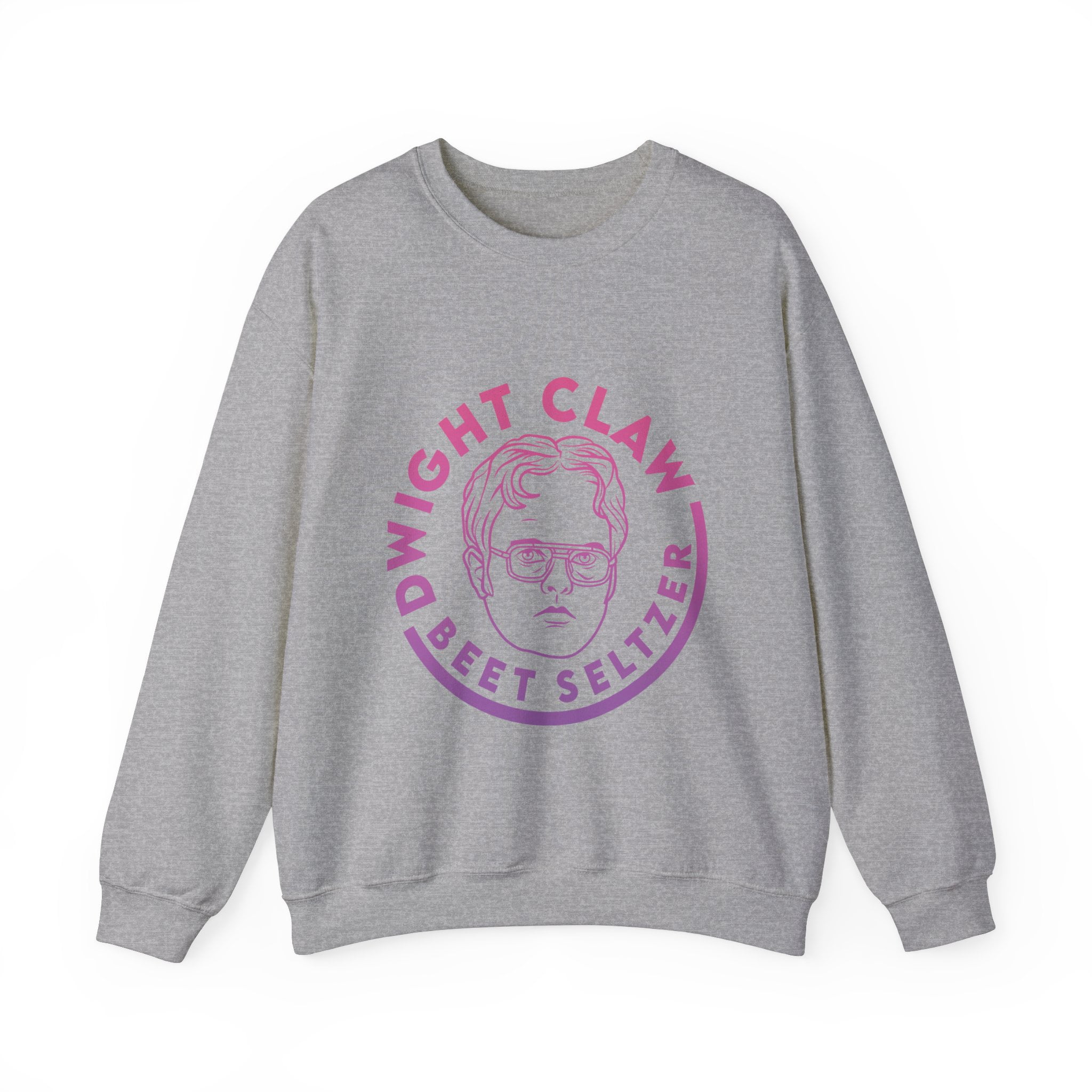 Dwight Claw Beet Seltzer Sweater White Claw The Office Sweatshirt Walmart