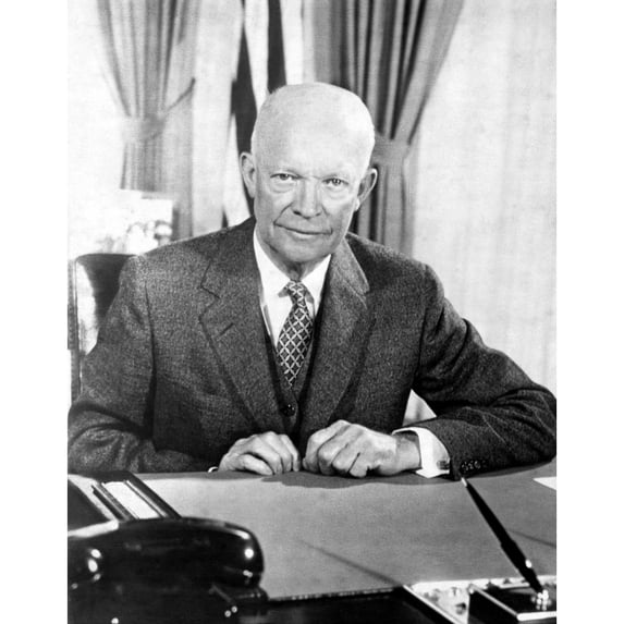 Dwight D. Eisenhower History (24 x 36)