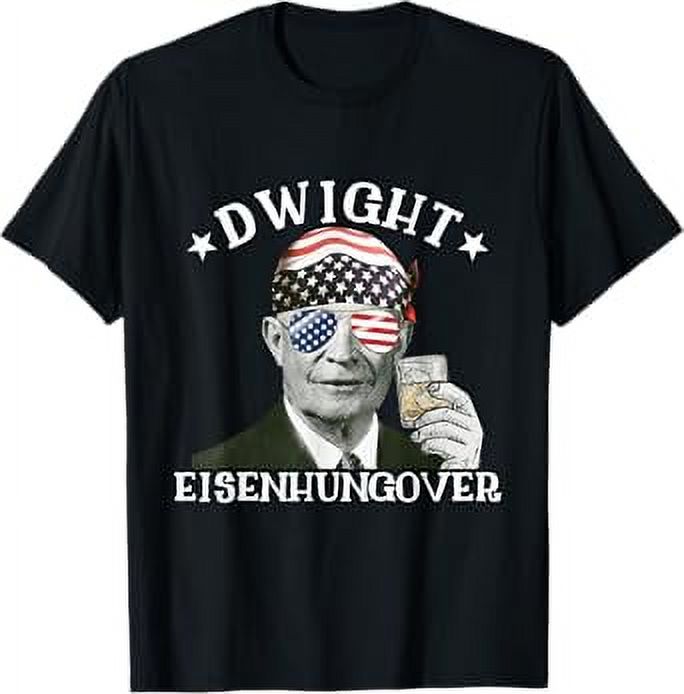Dwight Eisenhungover Dwight Eisenhower Drinking Presidents TShirt