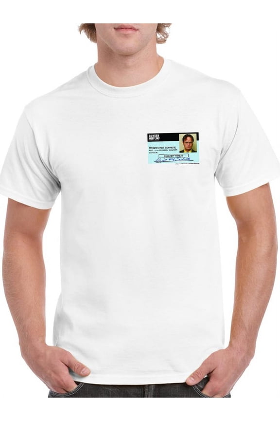 Dwight Fart Schrute T-Shirt Men The Office, Male Small