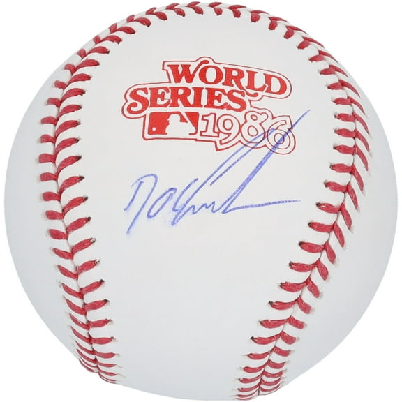Dwight Gooden New York Mets Autographed 1986 World Series Logo Baseball - Fanatics Authentic Certified