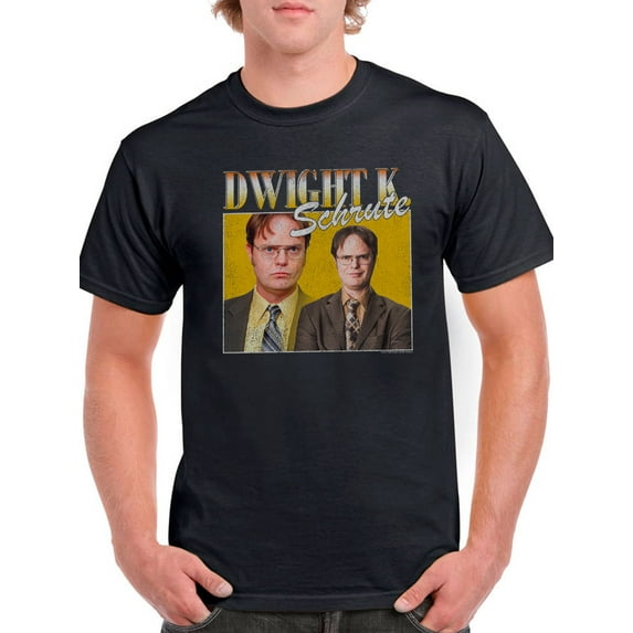 Dwight K Schrute T-Shirt Men The Office, Male Medium