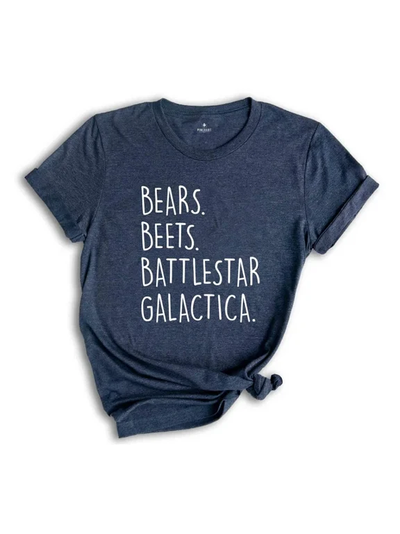 Dwight Schrute The Office Bears Beets Battlestar Galac Casual Look For Everyday Moments Shirt, Size S-5XL