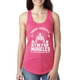 thumbnail image 1 of Dwight Schrute's Gym for Muscles Pop Culture Ladies Racerback Tank Top, Hot Pink, Medium, 1 of 3