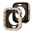 thumbnail image 1 of Dwitch 1-Pack Bling Watch Case Compatible with Apple iWatch Series 10 46mm Bumper Case, Diamond Rhinestone Protective Face Cover,Shockproof Dressy Crystal Watch Bumper for Women Girl,Rosegold, 1 of 7