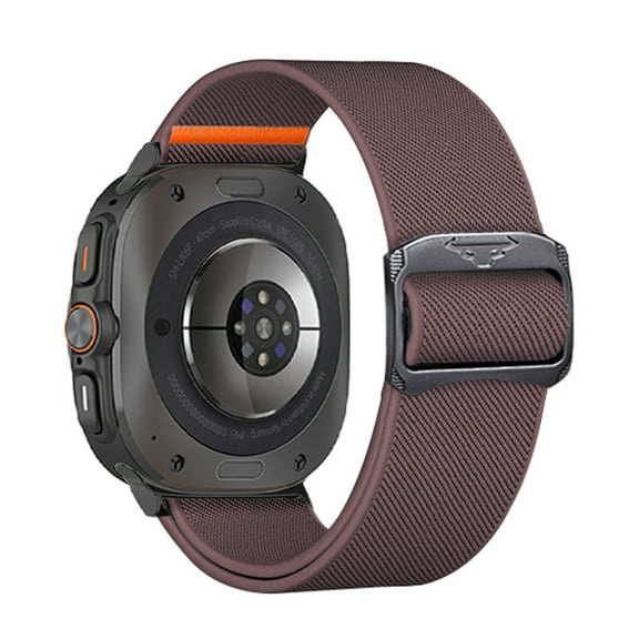 Dwitch 1-Pack Elastic Sport Band Compatible with Samsung Galaxy Watch Ultra 47mm 2025,Breathable Stretch Nylon Replacement Strap fits for Galaxy Watch Ultra 47mm 2025/2024,Purple