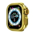 thumbnail image 1 of Dwitch 1 Pack Metal Bumper Case Compatible for Apple iWatch Series 10 46mm Protector, Turn 46mm into Ultra Seamlessly,Rugged Bumper with Back Cover,Raised Edge Screen Protection,Gold, 1 of 6