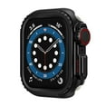 thumbnail image 1 of Dwitch 1 Pack Metal Bumper Case Compatible for Apple iWatch Series 9/8/7 45mm Protector, Turn 45mm into Ultra Seamlessly,Rugged Bumper with Back Cover,Raised Edge Screen Protection,Black, 1 of 7