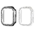 thumbnail image 1 of Dwitch 2-Pack Bling Compatible for Apple Watch Series Cases 42mm iWatch Series 3/2/1, Sparkle Bling Cover Diamond Bumper Protective Case for iWatch Series 3 2 1 (42mm, Clear/Black), 1 of 7